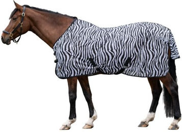 HKM Fliegendecke Zebra mit Kreuzgurt – Bild 1 von 6