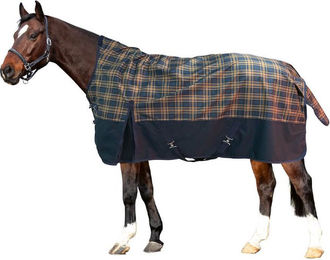 Produktbild von HKM Highneckdecke Pittsburgh Karo 600D 300g