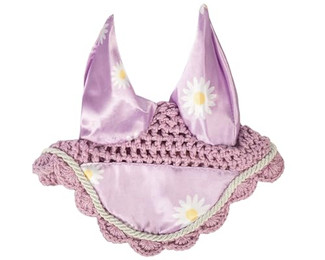 Produktbild von HKM Hobby Horsing Fliegenhaube für Steckenpferd mit Print lila