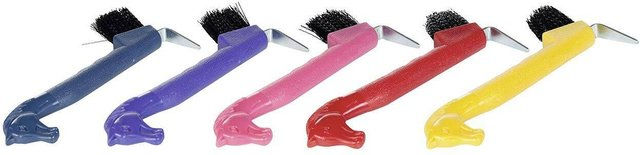 Produktbild von HKM Hufkratzer Pferdekopf Kunststoff mit Bürste