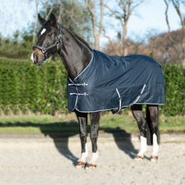 HKM Regendecke Economic mit Polarfleece 0g dunkelblau – Bild 1 von 4