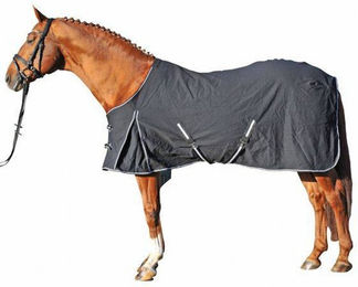 Produktbild von HKM Übergangsstalldecke Baumwolle 0g - schwarz