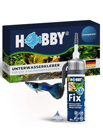 Produktbild von HOBBY Aquaristik Fix Unterwasserkleber 80 ml Kartusche transparent - 80 ml