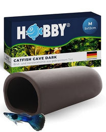 Hobby Catfish Cave M dark 5x12cm - 1 Stk. – Bild 1 von 6