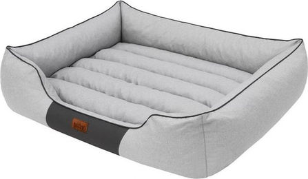 Produktbild von Hobbydog Comfort Hundebett XL (85 x 65 cm) Asche Ökoleinen