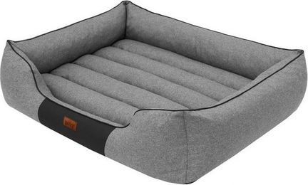 Produktbild von Hobbydog Comfort Hundebett XL 85x65 cm Grau Ökoleinen