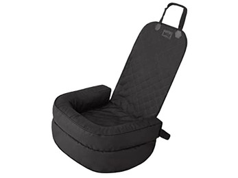 Produktbild von Hobbydog Hundeautositz Hundebox für kleine Hunde 55x42 cm Schwarz Oxford