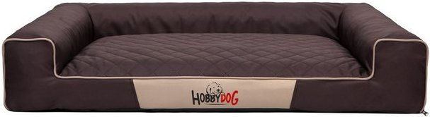 Produktbild von Hobbydog L VICCBR2 Eckig Hundebett Victoria Katzenbett dunkel braun