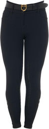 Produktbild von Hochgeschnittene Damen-Reitleggings mit Vollgrip Equestro