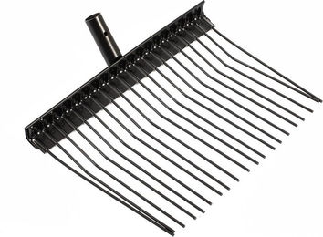 Hochwertiger Pferde-Striegel mit Rechen und Holzgriff Umbria Equitazione – Bild 1 von 8