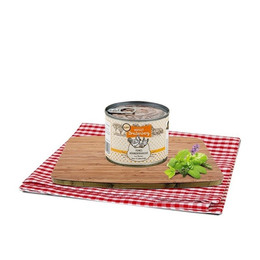 Produktbild von Hofgut Breitenberg Kitten Nassfutter Hühnerfrikasse 12 x 180g