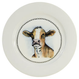 Produktbild von HofundZoo Frühstücksteller Kuh