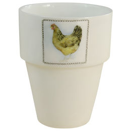 Produktbild von HofundZoo Milchbecher Hahn/Huhn