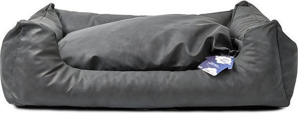 Produktbild von Holland Animal Care Hundebett Lets Sleep Sweet Dreams mit Kissen anthrazit