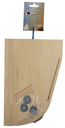 Produktbild von Holz-Ecketage ECKI GIANT Sperrholz 30 x 20 x 1 cm für Nagerkäfige und Volieren