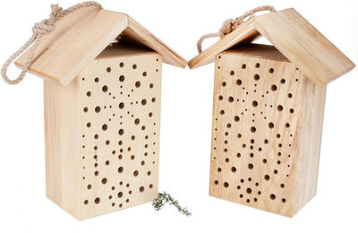 Holz Frank Nistkasten Insektenhotel aus Ahornholz – Nistholz für Wildbienen 25x18x9cm – Bild 1 von 2