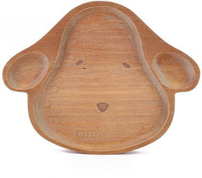 Produktbild von Holz Niedlich Teller Unterteiltes Geschirr Schüssel Serviertablett für Kind Kinder Hund