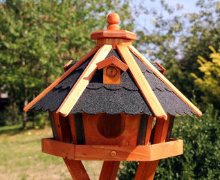 Produktbild von Holzdekoladen Vogelhaus 47x33 cm wetterfest mit Holzschutz