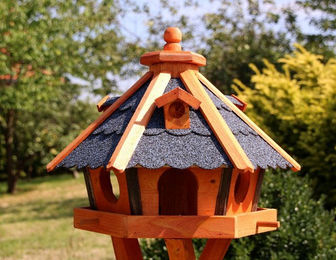 Produktbild von Holzdekoladen Vogelhaus 47x33 cm wetterfest mit Holzschutz