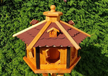 Produktbild von Holzdekoladen Vogelhaus XL 57x37 cm wetterfest