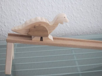 Produktbild von Holzprodukte Tier-Wippe Lauftier aus Naturholz