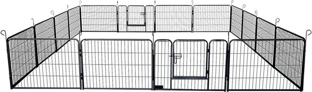 Produktbild von HOME DELUXE Freigehege Welpenauslauf BARKI -