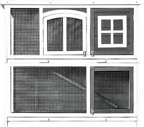 Produktbild von HOME DELUXE Kleintierstall MINO Kaninchenstall