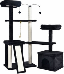 Produktbild von HOME DELUXE Kratzbaum JAX, mit Sisalstamm & Rückzugsort, Katzensäule, Kletterbaum