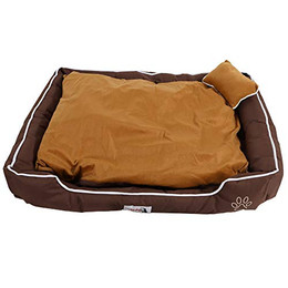Produktbild von Home4Living Hundekorb Hundebett 102x82x25cm Coffee Brown