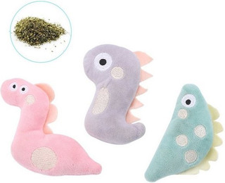 Produktbild von HomeBella Tier-Beschäftigungsspielzeug Katzenspielzeug 3er Set mit Katzenminze - K-02, Kauspielzeug für Katzen Kitten Haustier zum Spielen Beißen Kauen