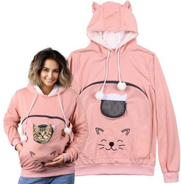 Produktbild von HOMELEVEL Hundemantel Pullover mit Katzentasche