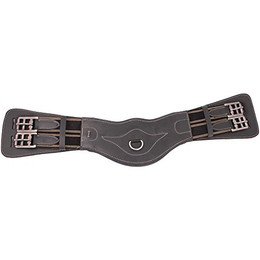 Produktbild von Horka Dressur-Gurt aus Leder, braun / silber