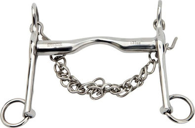 Produktbild von Horka Dressurrute mit Federbogen 16 mm Edelstahl Größe 12,5