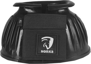 Produktbild von HORKA PVC Hufglocken Transparent X-Large Schwarz