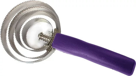 Horka Spiralen Rosenbürste 22 cm lila – Bild 1 von 2