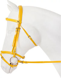 Produktbild von Horka Trense Flashy EngelsNylon/PVC gelb voll