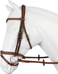 Produktbild von HORKA Trense Verdi Pony Braun-Gold