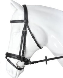 Produktbild von Horka Trensenzaum Caran aus schwedischem Leder schwarz