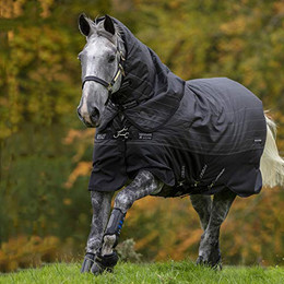 Produktbild von Horseware Amigo Bravo 12 Reflectech Plus Weidedecke 130cm Black/Reflective