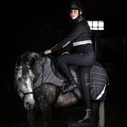 Produktbild von Horseware Amigo Competition Sheet Reflectech Grey/Black