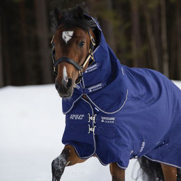 Produktbild von Horseware Amigo Hero 900 Plus Medium Weidedecke 200g Atlantic Blue/Ivory - 200 g