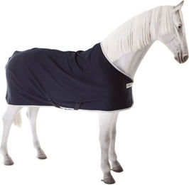 Horseware Amigo Jersey Cooler Abschwitzdecke Navy/Silver – Bild 1 von 3