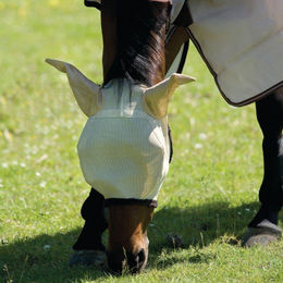 Produktbild von Horseware Fliegenmaske Amigo Fly Mask - oatmeal/brown