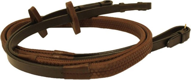 Produktbild von Horseware Gummizügel Rambo Micklem Multitrense Dunkelbraun