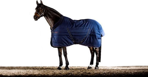 Produktbild von Horseware Ireland Rambo Cosy Stable 100 g, navy/burgundy - 145 cm