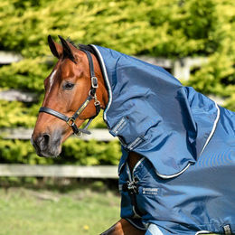 Produktbild von Horseware Rambo Duo Halsteil Light Denim Blue/Tan