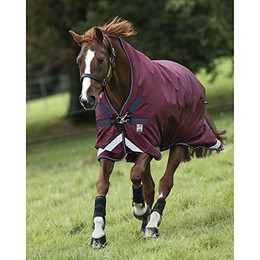 Produktbild von Horseware Rambo Wug Turnout Winterdecke 200g Burgundy - 200 g