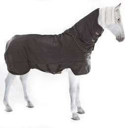 Produktbild von Horseware Trot Plus Turnout Heavy 350g -Black/Black&Tan