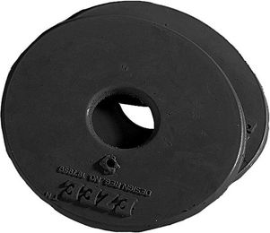 HORZE Gummi Gebissscheiben Schwarz F – Bild 1 von 3