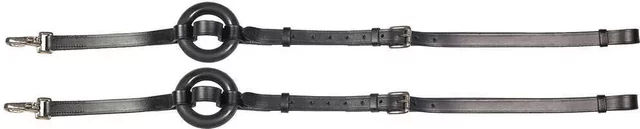 HORZE Lederausbinder mit Gumminoppen – Bild 1 von 2